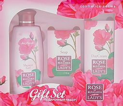 Düfte, Parfümerie und Kosmetik Pflegeset (Duschgel 100ml + Seife 50g + Tagescreme 30ml) - BioFresh Rose of Bulgaria Gift Set 