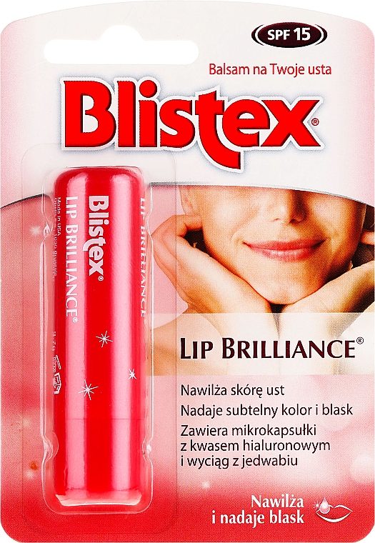 Hochwerige Lippenpflege mit seidigem Glanz für zart schimmernde Lippen - Blistex Lip Brilliance Lip Balm