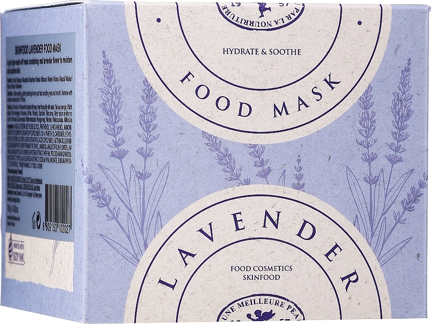 Feuchtigkeitsspendende und beruhigende Gesichtsmaske mit Lavendel - Skinfood Lavender Food Mask — Bild N2