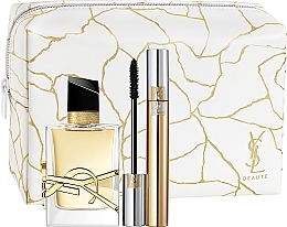 Düfte, Parfümerie und Kosmetik Yves Saint Laurent Libre - Duftset (Eau 50 ml + Mascara 7.5 ml + Kosmetiktasche) 