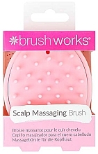 Massagebürste für die Kopfhaut rosa - Brushworks Scalp Massager Brush — Bild N1