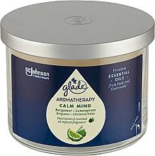 Düfte, Parfümerie und Kosmetik Duftkerze Bergamotte + Zitronengras - Glade Aromatherapy Calm Mind