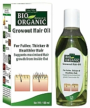 Düfte, Parfümerie und Kosmetik Pflanzenhaaröl - Indus Valley Bio Organic Growout Hair Oil