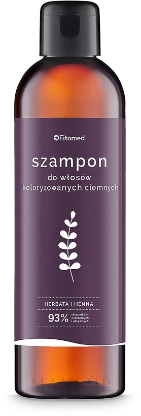 Shampoo für braunes und kupferrotes Haar - Fitomed Herbal Shampoo Dark — Bild 250 g