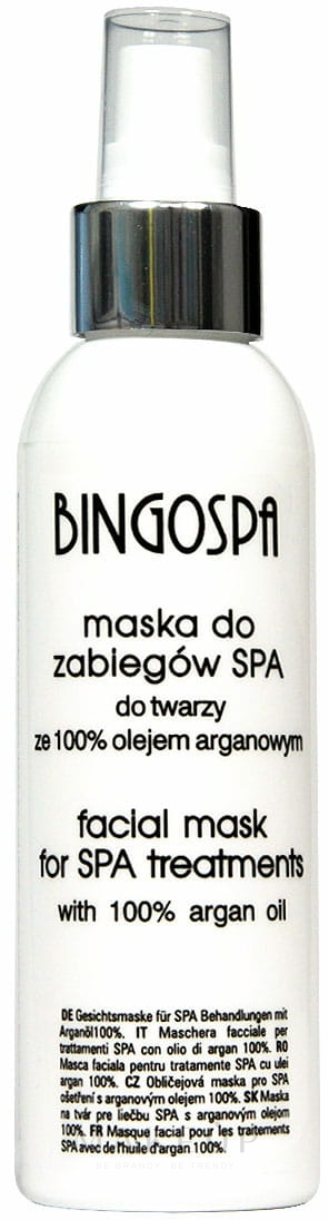 Beruhigende Gesichtsmaske mit Arganöl - BingoSpa Mask Spa Treatments — Bild 150 g