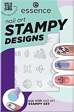 Düfte, Parfümerie und Kosmetik Stempelplatte - Essence Nail Art Stampy Designs