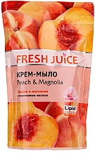 Düfte, Parfümerie und Kosmetik Creme-Seife Pfirsich und Magnolie (Doypack) - Fresh Juice Peach & Magnolia 