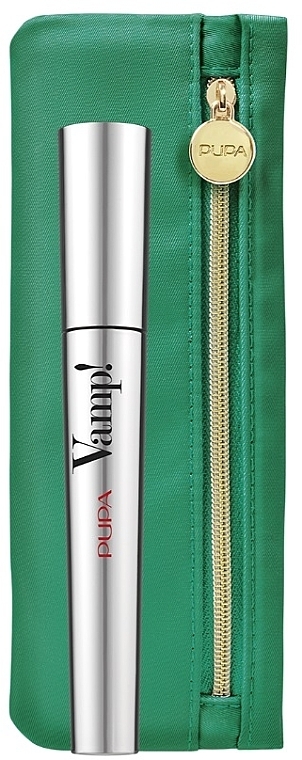 Set - Pupa Vamp! Mascara Gold Edition (Mascara 9ml + Kulturbeutel)  — Bild N1