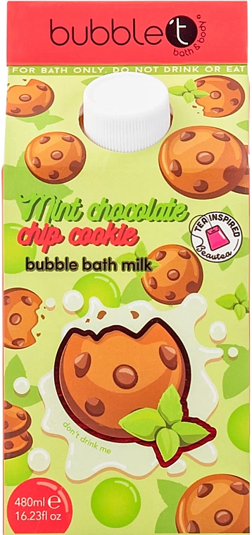 Badeschaum-Milch Minzschokolade - Bubble T Mint Chocolate Bubble Bath Milk — Bild N1