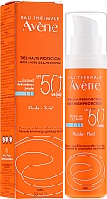 Düfte, Parfümerie und Kosmetik Sonnenschutzfluid für das Gesicht SPF 50+ - Avene Eau Thermale Sun Care Fluid SPF50