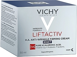 Feuchtigkeitsspendende Nachtcreme mit Lifting-Effekt - Vichy LiftActiv Nuit Derm Source — Bild N2
