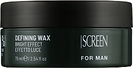 Modellierwachs mit mittlerem Halt für Männerhaar - Screen For Man Defining Wax — Bild N1