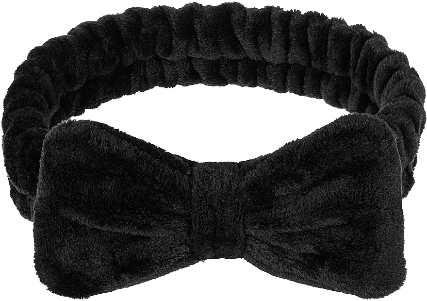 Kosmetisches Haarband Wow Bow schwarz - MAKEUP Black Hair Band — Bild N1