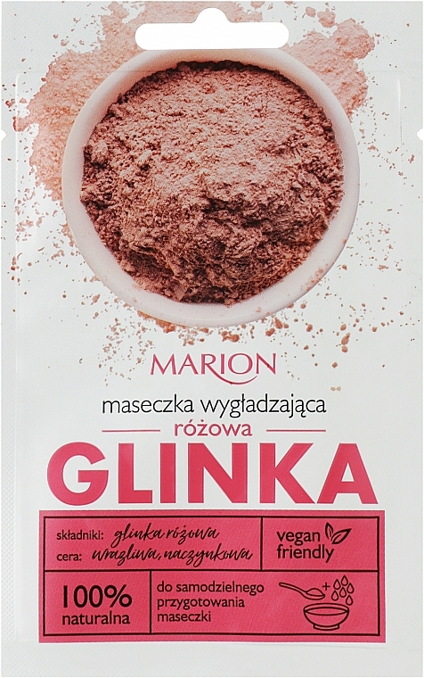 GESCHENK! Glättende Gesichtsmaske aus rosa Tonerde - Marion SPA Mask  — Bild N1