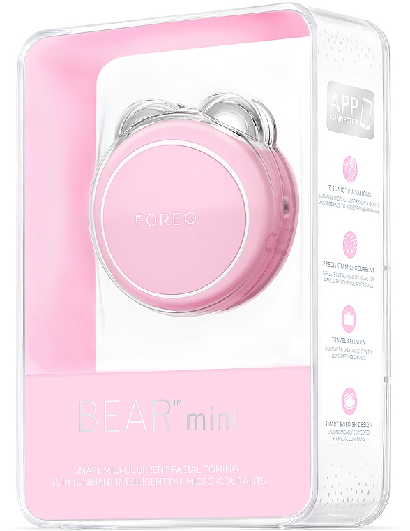 Gesichtsmassagegerät mit Mikrostrom-Gesichtsbehandlung Mini Pearl pink - Foreo Bear Mini Pearl Pink — Bild N5