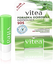 Düfte, Parfümerie und Kosmetik Feuchtigkeitsspendender und schützender Lippenbalsam mit Aloe Vera und Wollwachs - Vitea SOS Lipbalm