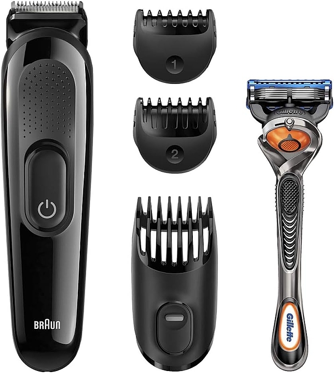 Trimmer - Braun Styling Kit 4-In-1 Hair And Beard Trimmer + Gilette Fusion 5 SK3000 — Bild N1