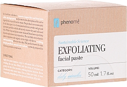Düfte, Parfümerie und Kosmetik Peeling-Paste für das Gesicht mit weißem Ton und Bio Reispulver - Phenome Exfoliating Facial Pasta