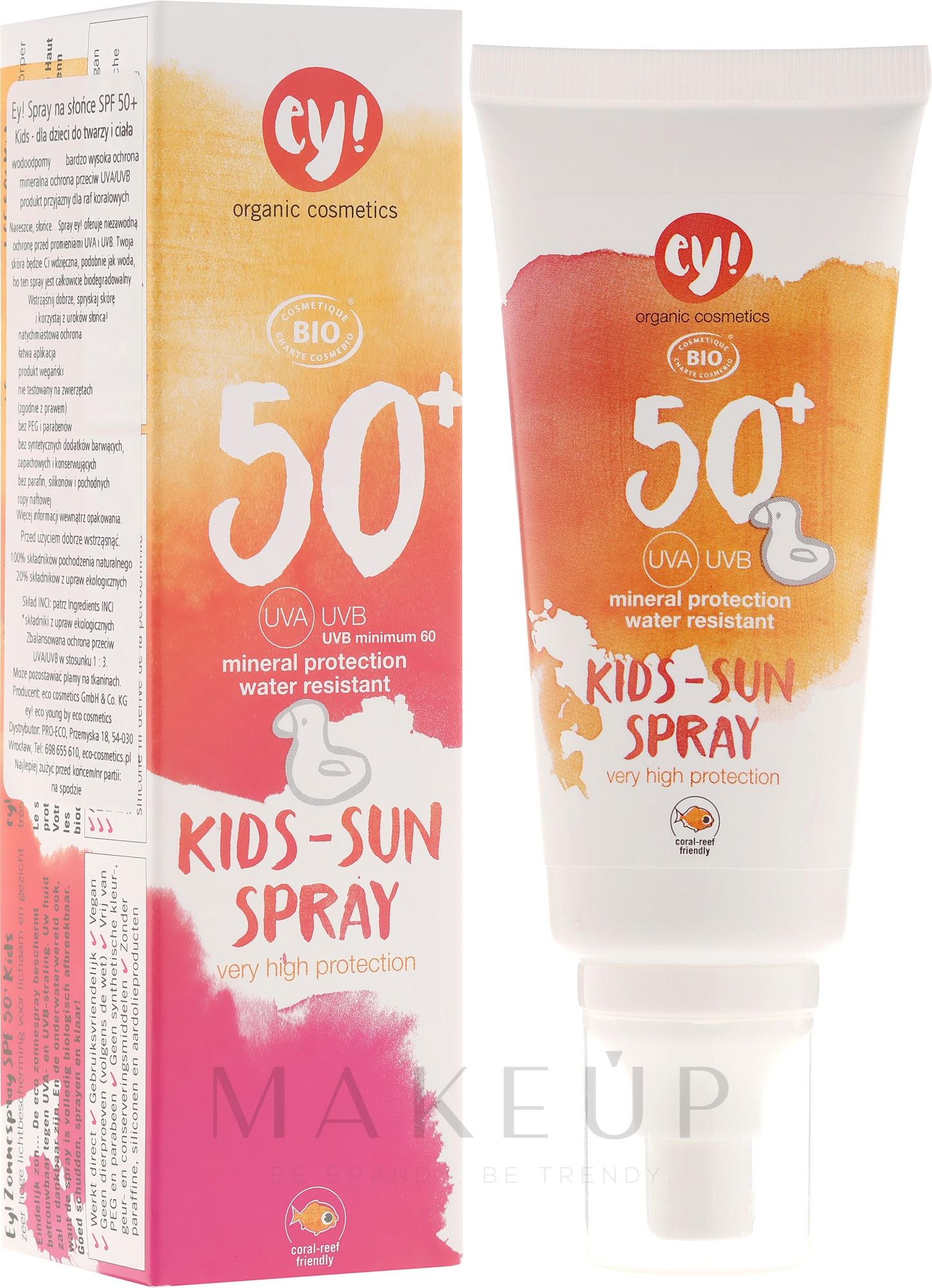 Sonnenschutzspray für Kinder SPF 50+ - Ey! Organic Cosmetics Esent — Foto 100 ml