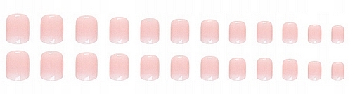 Künstliche Nägel quadratisch Ombre 24 St. - Deni Carte Nails 7028  — Bild N2