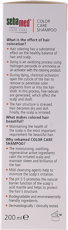 Farbschutz-Shampoo für coloriertes Haar - Sebamed Classic Colour Care Shampoo — Bild N2