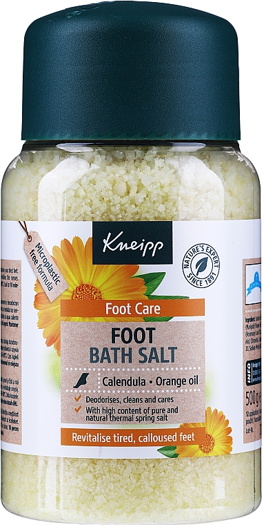 Erfrischende Fußbadekristalle mit Ringelblume und Orangenöl - Kneipp Healthy Feet Foot Bath Crystals — Bild N1