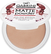 Düfte, Parfümerie und Kosmetik Matter Gesichtspuder - Gabrini Professional Matte Make Up Powder