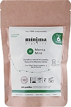 Düfte, Parfümerie und Kosmetik Minzzahnpasta mit Fluoridtabletten - Minima Organics Mint Natural Toothtablets