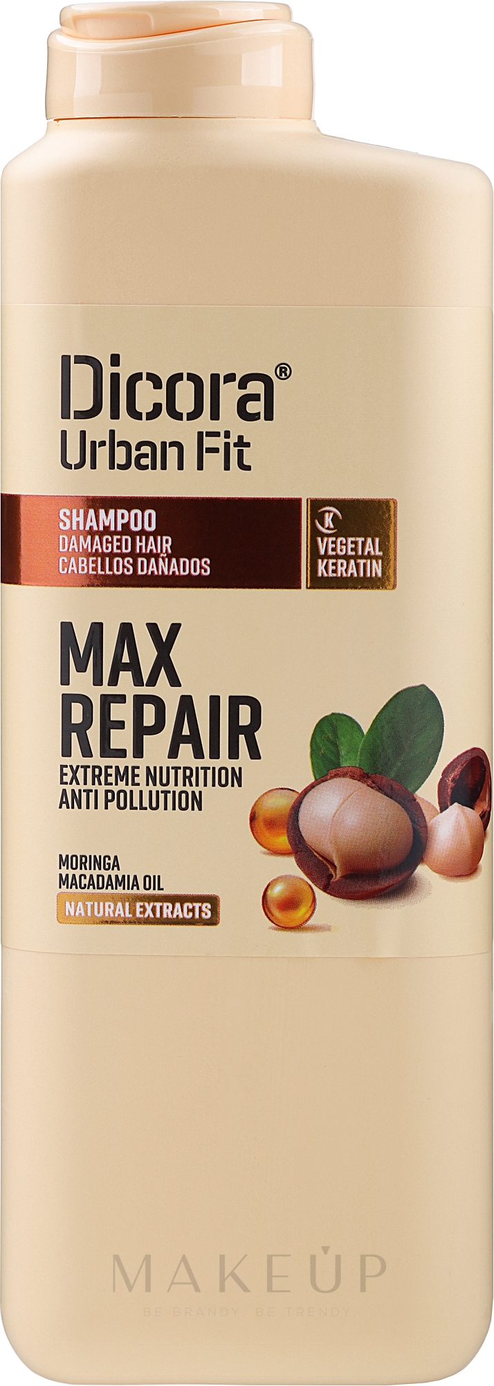 Shampoo für geschädigtes Haar - Dicora Urban Fit Shampoo Max Repair — Bild 400 ml