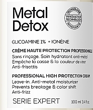Schützende Haarcreme - L'Oreal Professionnel Metal Detox Professional High Protection Cream — Bild N2