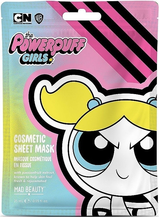 Gesichtsmaske - Mad Beauty Powerpuff Girls Cosmetic Sheet Mask Bubbles — Bild N1