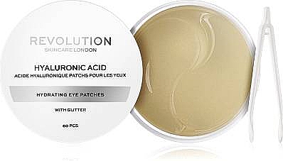 Hydrogel-Augenpatches mit Glitzer - Revolution Skincare Hyaluronic Acid Hydrating Eye Patches With Glitter — Bild N2