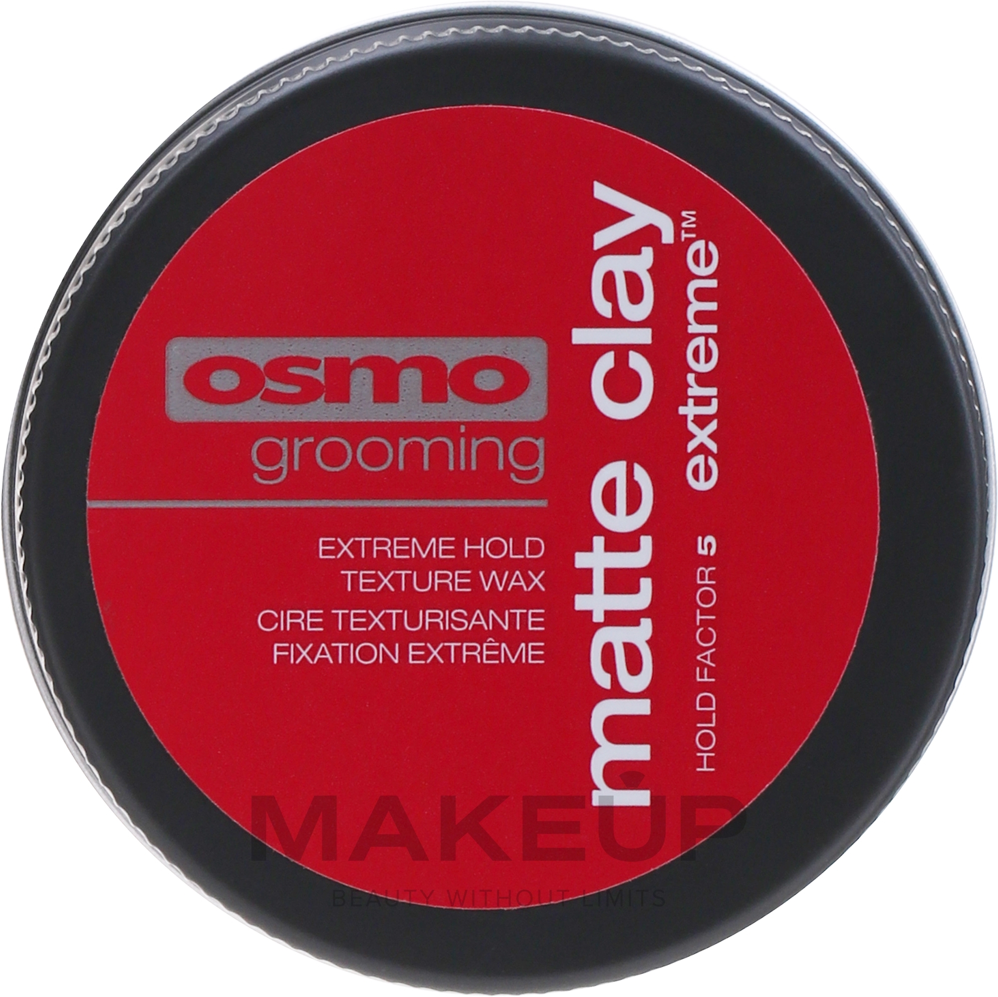 Intensiv mattierendes langanhaltendes Haarwachs mit natürlichem Finish Extrem starker Halt - Osmo Matte Clay Extreme — Bild 25 ml