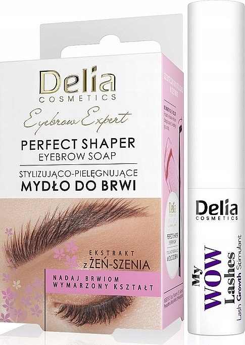 Augenpflegeset - Delia Eyebrow Expert (Wimpernconditioner 3ml + Augenbrauenseife 10ml) — Bild N1