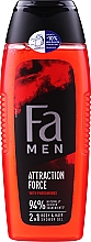 Düfte, Parfümerie und Kosmetik 2in1 Duschgel für Körper und Haar mit Pheromonen - Fa Attraction Force Shower Gel