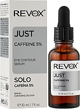 Serum für die Augenpartie mit 5% Koffein - Revox Just 5% Caffeine Solution — Bild N2