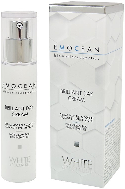 Tagescreme gegen Hautunreinheiten und Makel  - Emocean White Specialist Brilliant Day Cream  — Bild N2