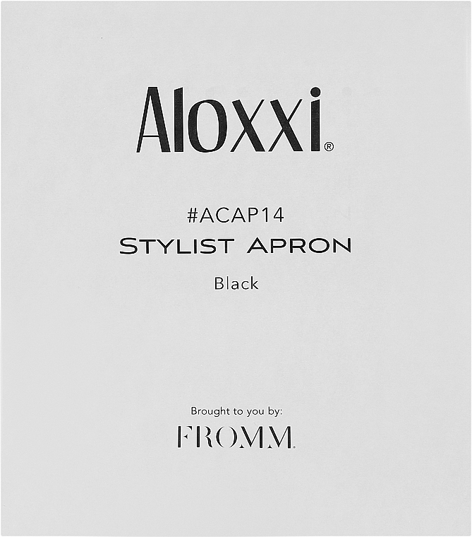 Friseurschürze schwarz - Aloxxi Spectrum Stylist Apron W/Snaps  — Bild N2