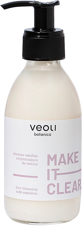 Reinigungsmilch für das Gesicht - Veoli Botanica Face Cleansing Milk Emulsion Make It Clear — Foto N2