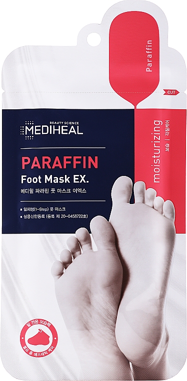 Fußmaske für rissige Fersen mit Paraffin - Mediheal Paraffin Foot Mask — Bild N1