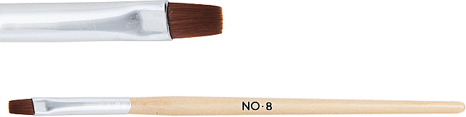 Holzpinsel für Nagelgel №8 - NeoNail Professional — Bild N1