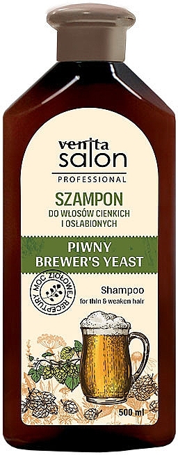 Shampoo für feines und strapaziertes Haar - Venita Salon Professional Beer Extract — Bild N1