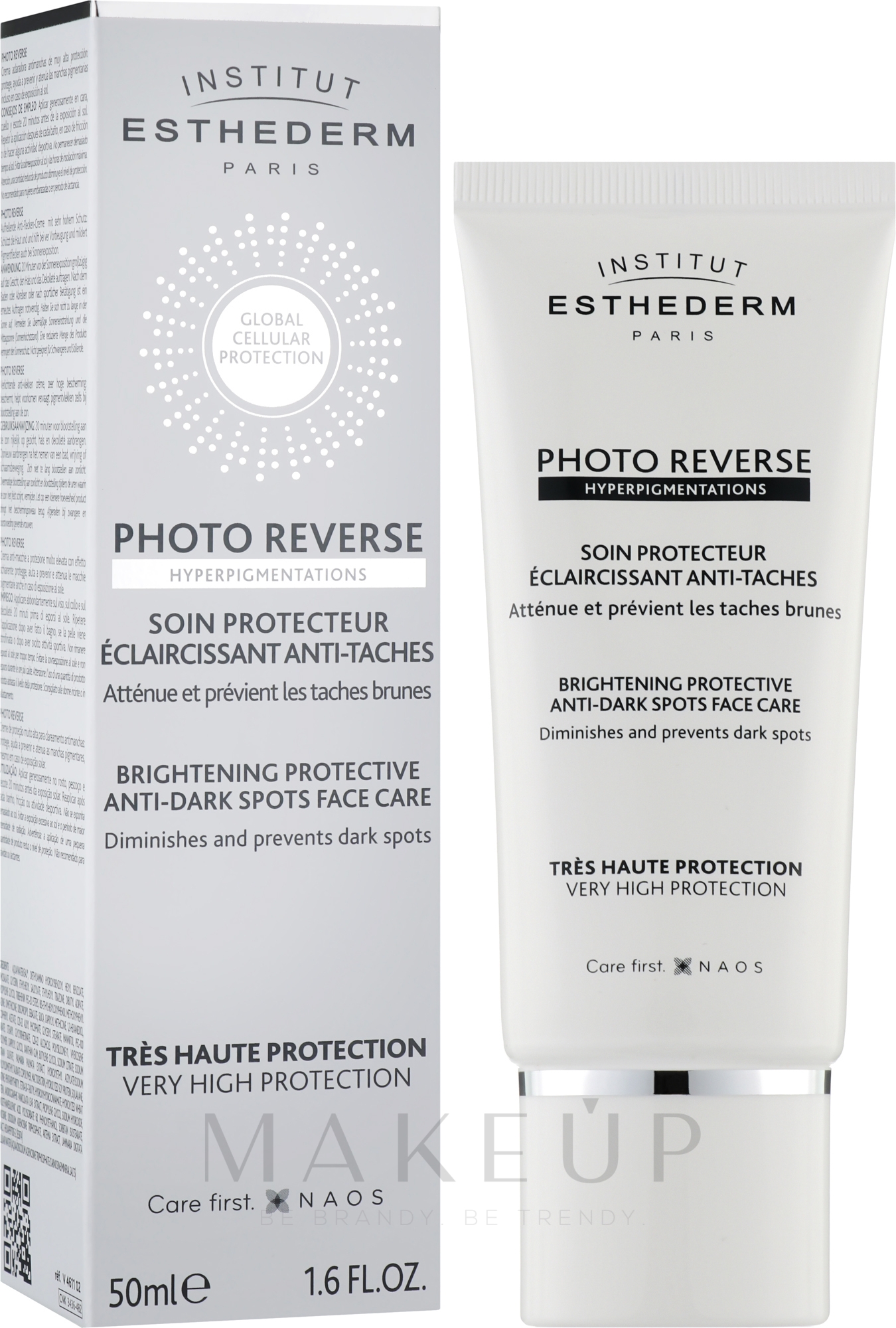 Aufhellendes Gesichtsfluid gegen Pigmentflecken - Institut Esthederm Photo Reverse Cream — Bild 50 ml