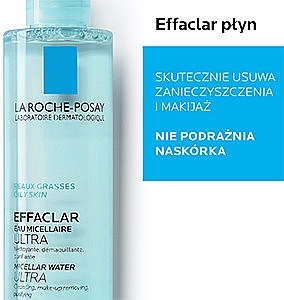 Mizellen-Reinigungswasser zum Abschminken für das Gesicht - La Roche-Posay Effaclar Make-Up Removing Purifying Water — Bild N3