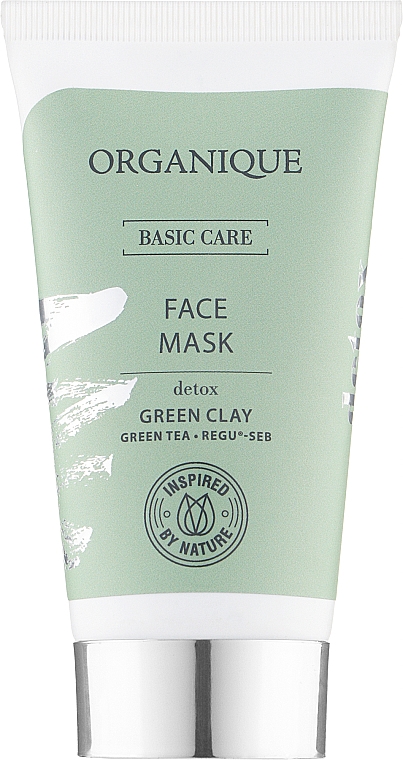 Entgiftende Gesichtsmaske - Organique Basic Care Face Mask Detox Green Clay — Bild N1