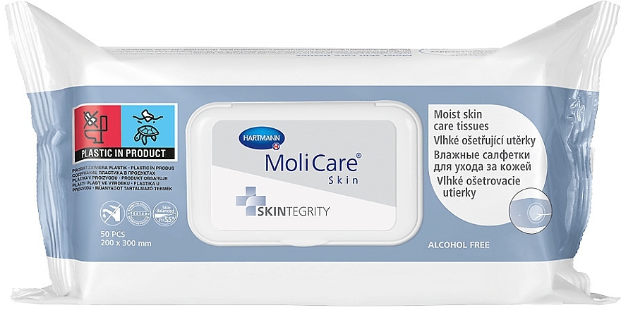 Feuchttücher für die Hautpflege - Hartmann MoliCare Moist Skin Care Tissues — Bild N1