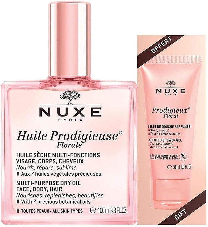 Set - Nuxe Huile Prodigieuse Florale (oil/100ml + sh/gel/30ml) — Bild N1