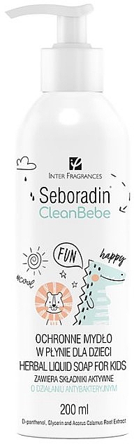 Flüssigseife für Kinder mit Kräuter - Seboradin Bebe Clean Herbal Liquid Soap — Bild N1