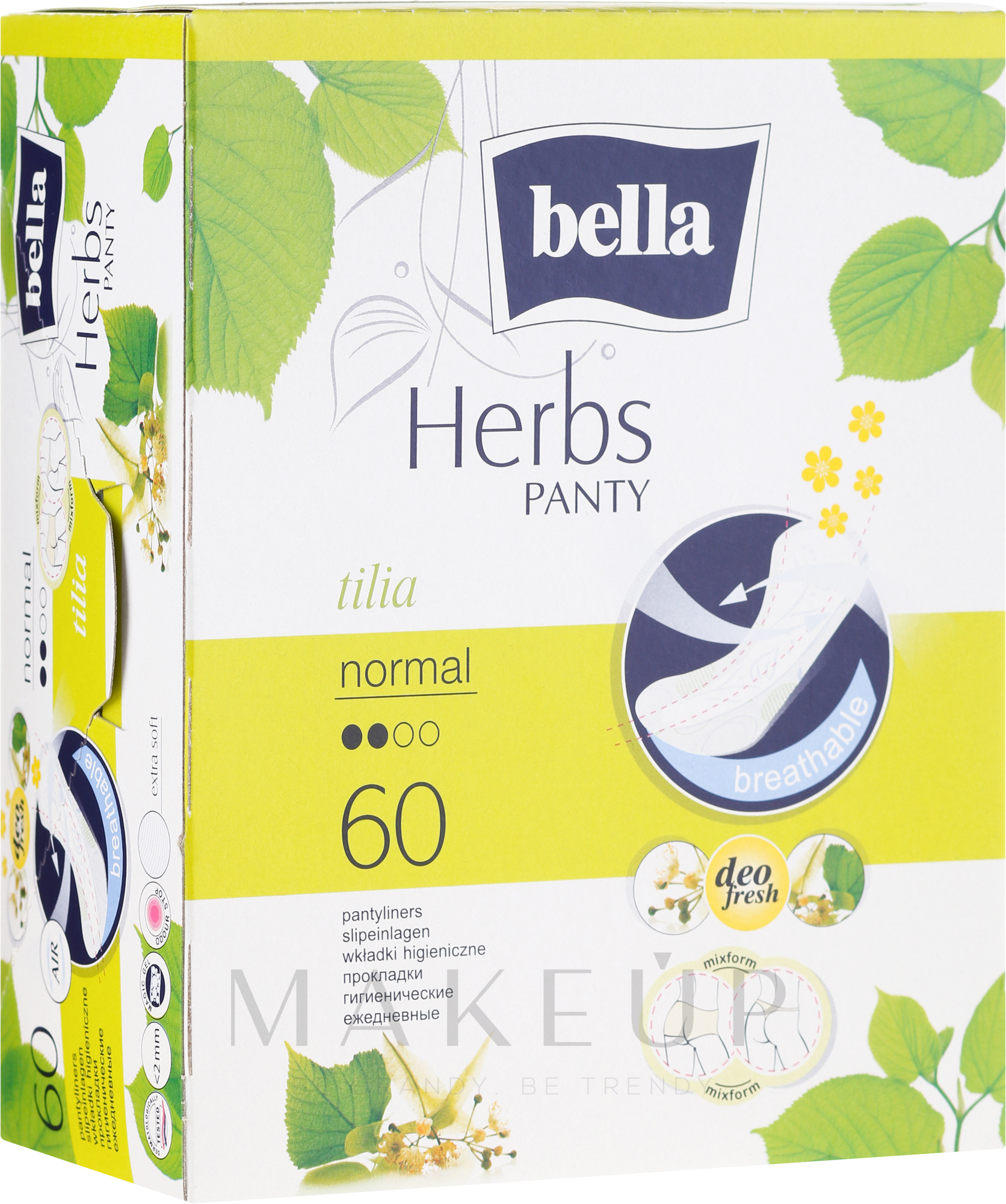 Slipeinlagen Panty Herbs Tilia 60 St. - Bella — Bild 60 St.
