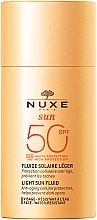 Düfte, Parfümerie und Kosmetik Anti-Aging Sonnenschutzfluid für das Gesicht - Nuxe Sun Light Fluid High Protection SPF50